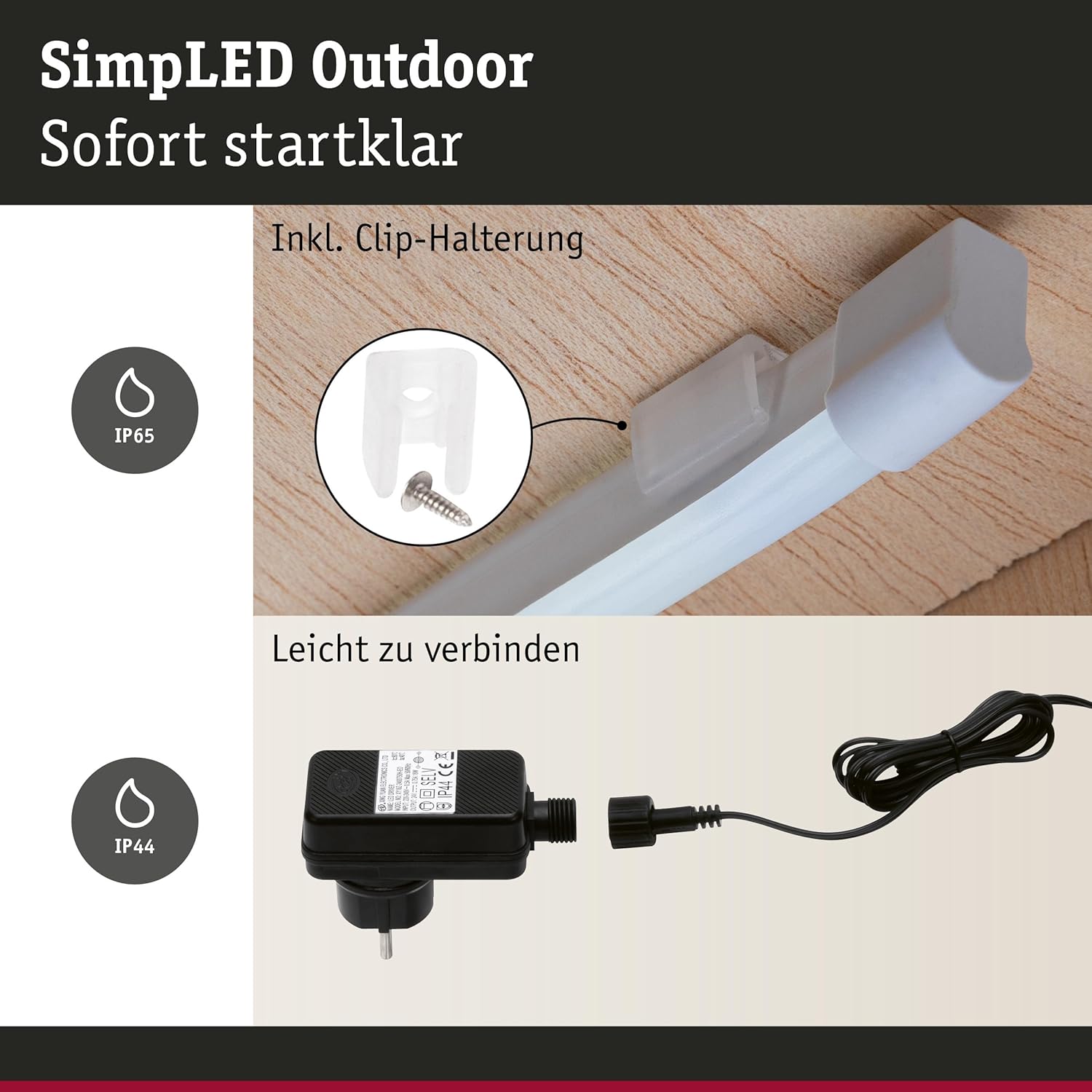 Paulmann SimpLED Outdoor 78906 - Set LED per Esterni - immagine 4