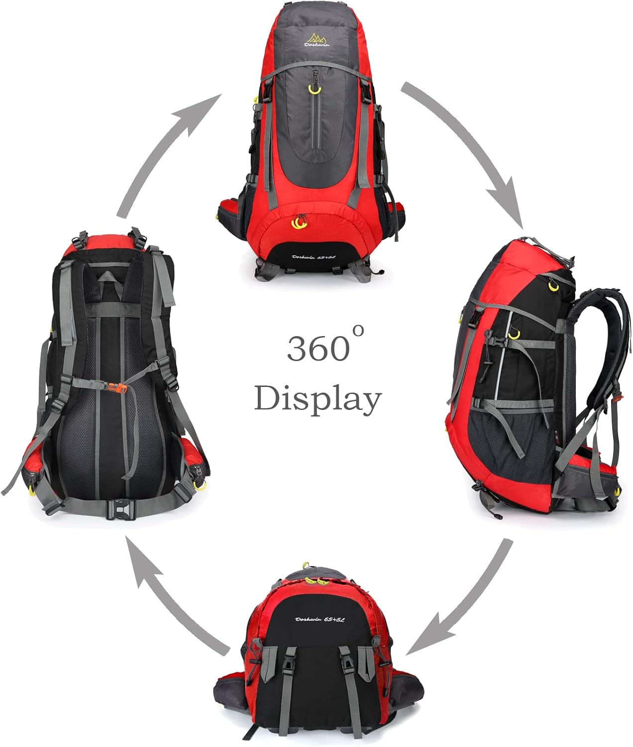 Doshwin Zaino Escursionismo Trekking 70L - immagine 2