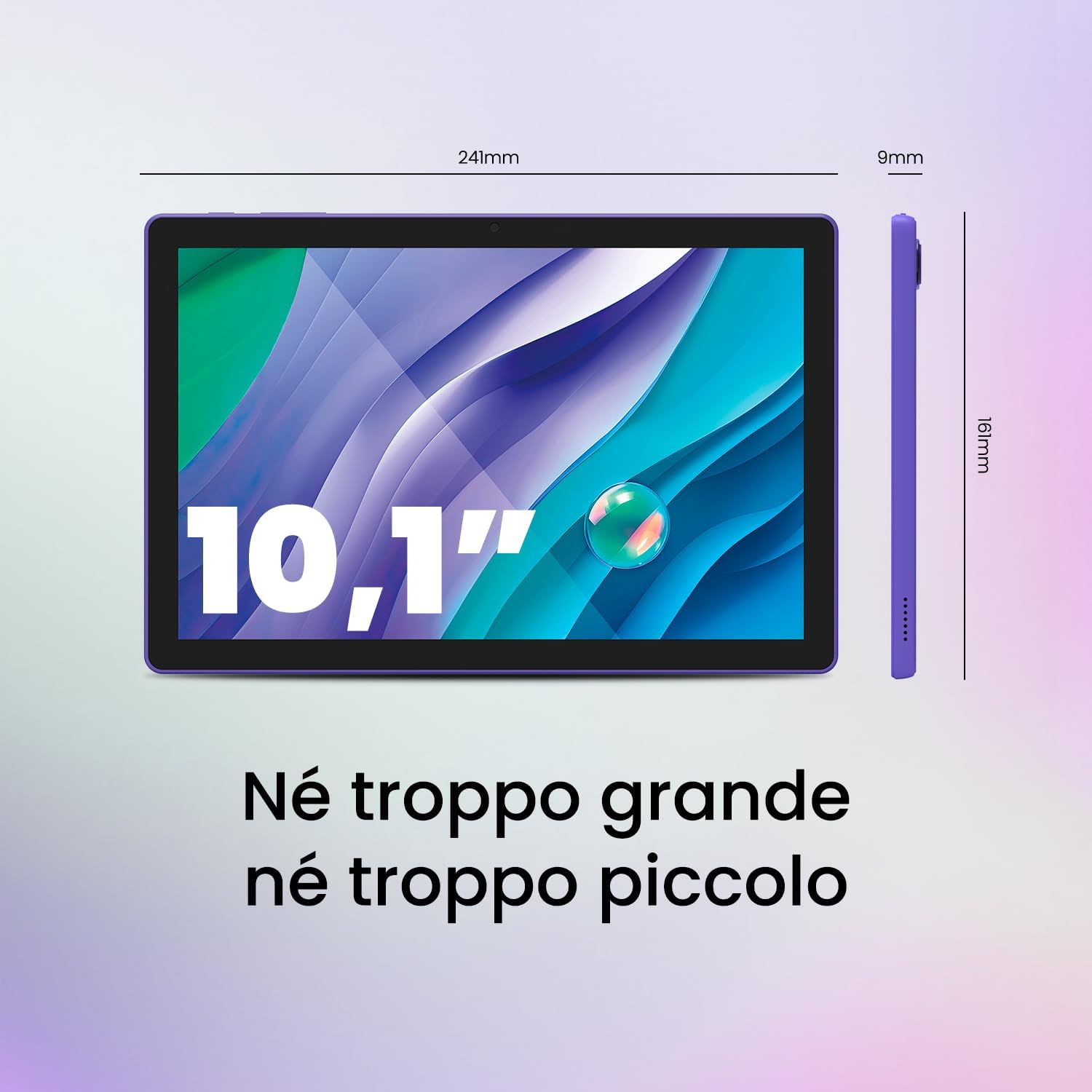 Spc Gravity 5 SE - Tablet 10 pollici Octa-Core, Viola - immagine 2
