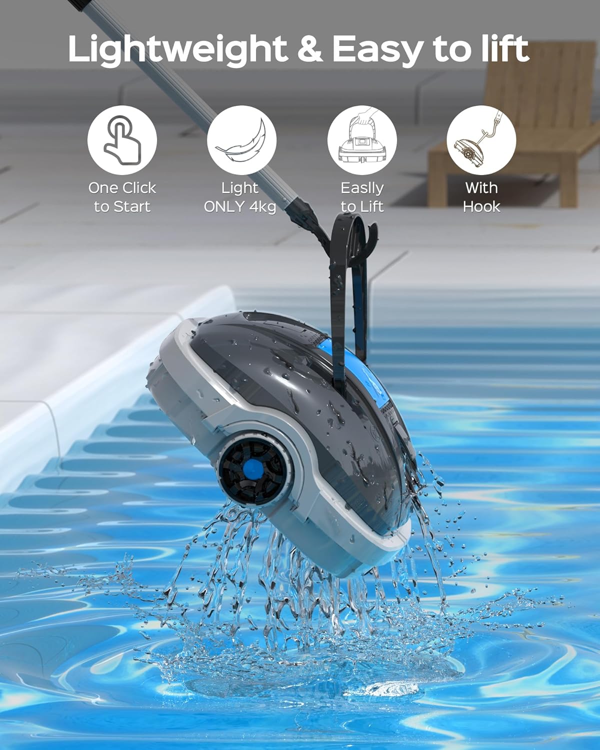 Wybot Robot per Piscina - Pulitore Automatico 100min - immagine 4
