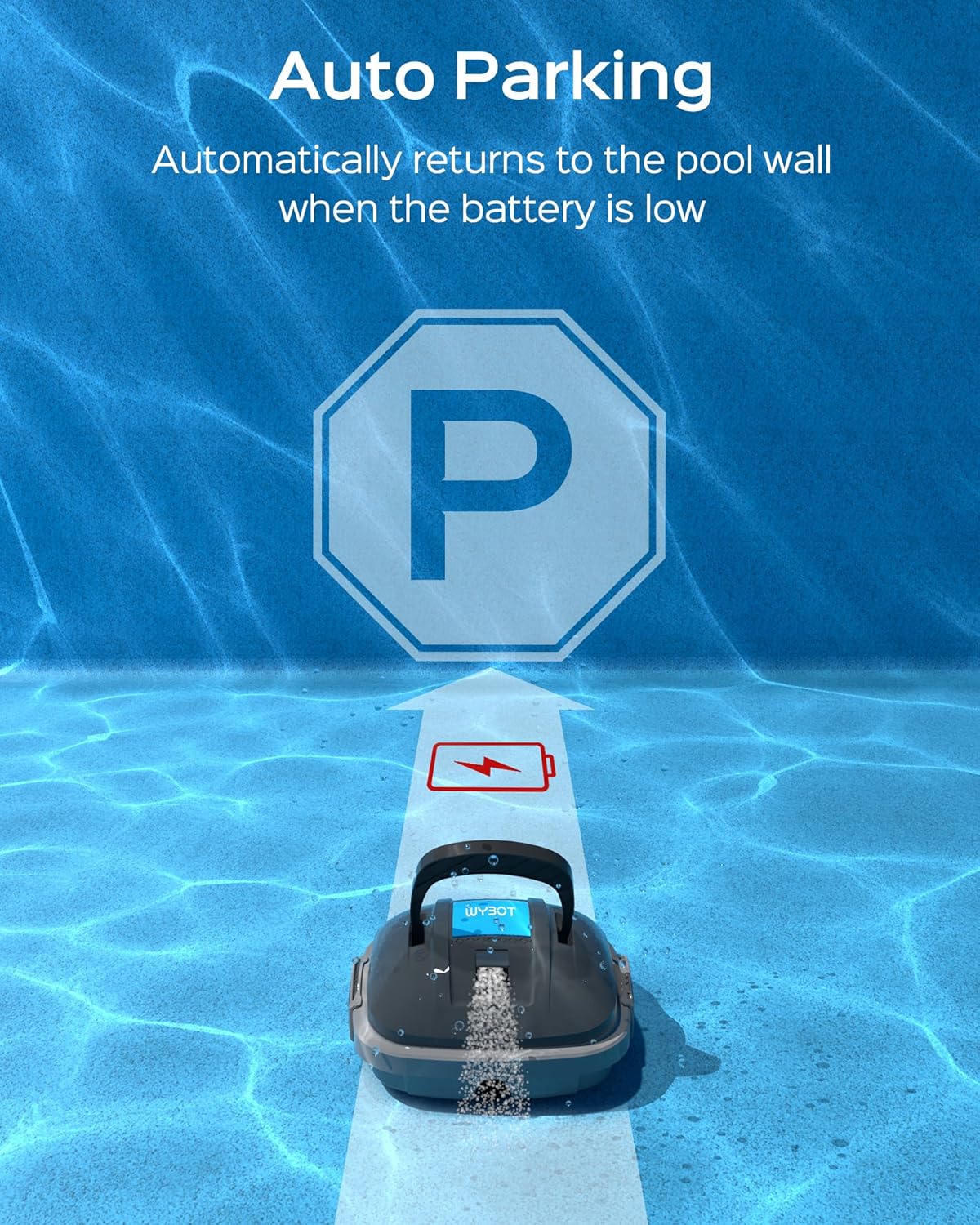 Wybot Robot per Piscina - Pulitore Automatico 100min - immagine 6