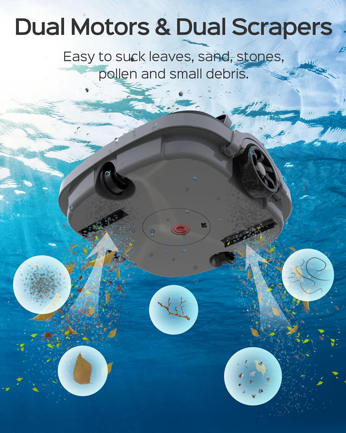 Wybot Robot per Piscina - Pulitore Automatico 100min - immagine 7