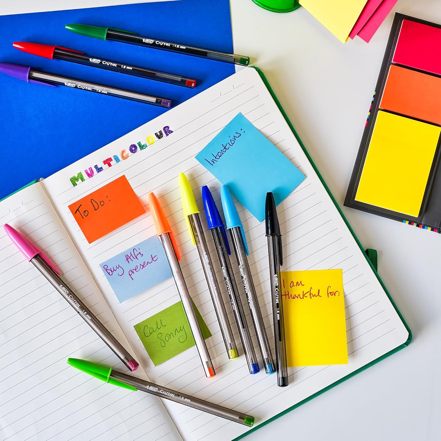 Bic Penne a Sfera Nere Cristal Large 1.6 mm - 50 Pezzi - immagine 4