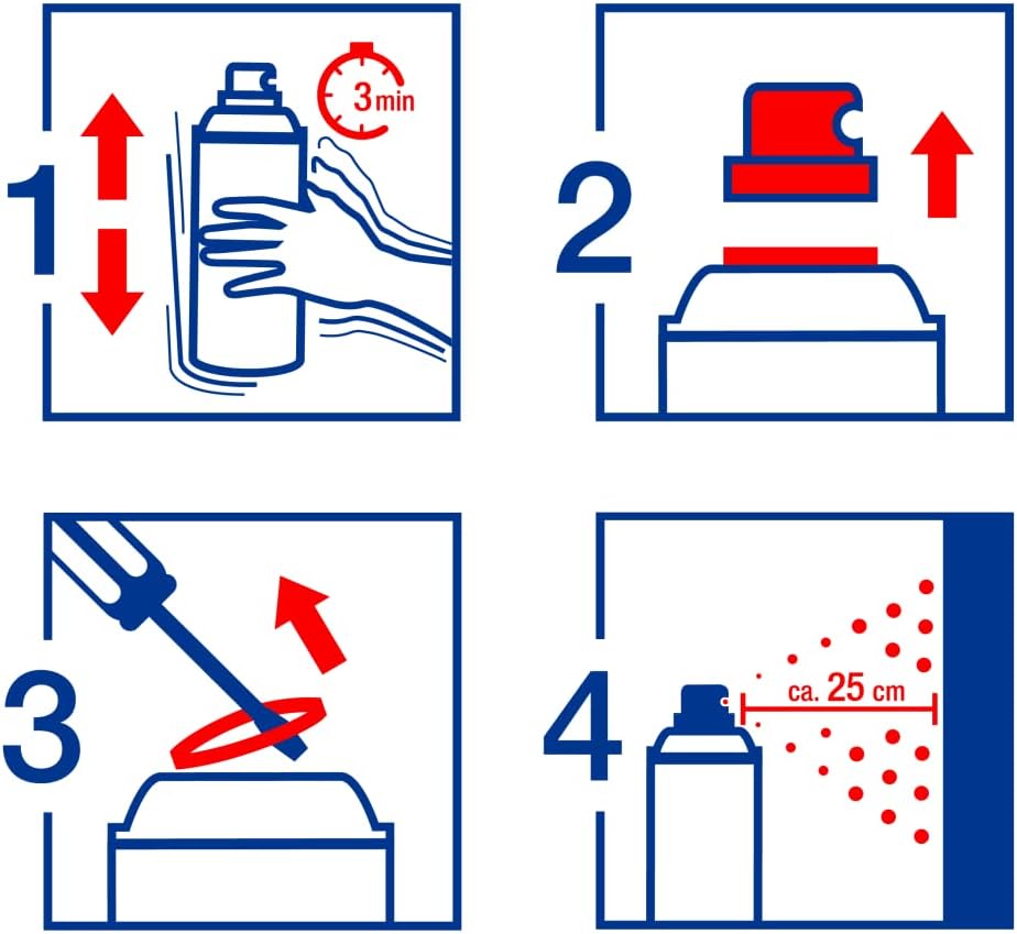 Edding 5200 Spray Permanente Lacca Trasparente Lucida - immagine 3