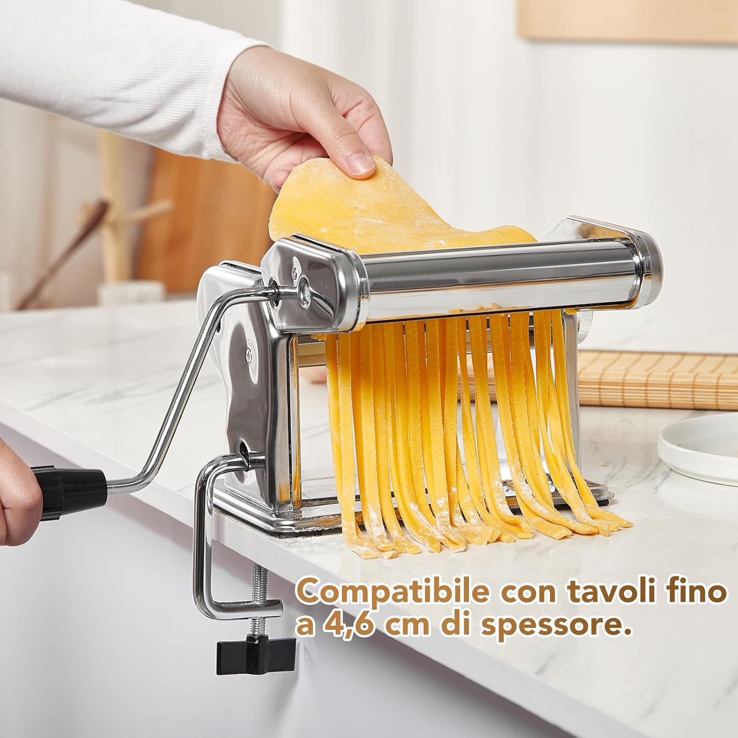 Rossetto - Macchina per Pasta Manuale in Acciaio Inox - immagine 3