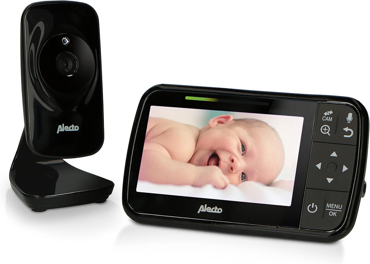 Alecto DVM149 Baby Monitor con Telecamera, Nero - immagine 1