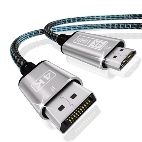 Cuteluding Cavo DisplayPort a HDMI 4K 2M