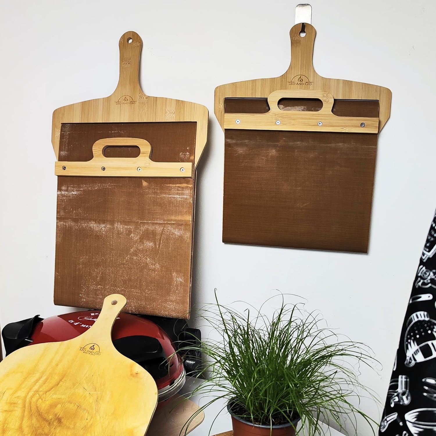 Pala Per Pizza Scorrevole 30x60 cm con Tappetino - immagine 3