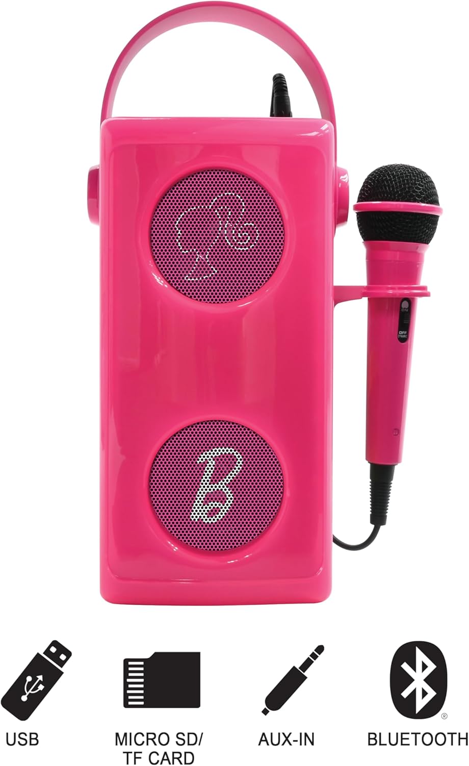 Lexibook Barbie - Altoparlante Bluetooth Wireless, Rosa - immagine 2