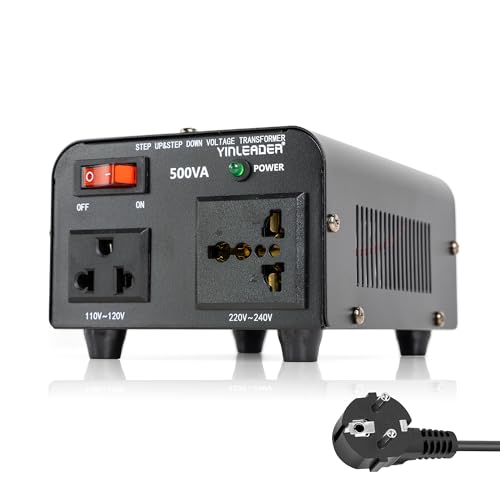 Yinleader Trasformatore di Tensione 500VA