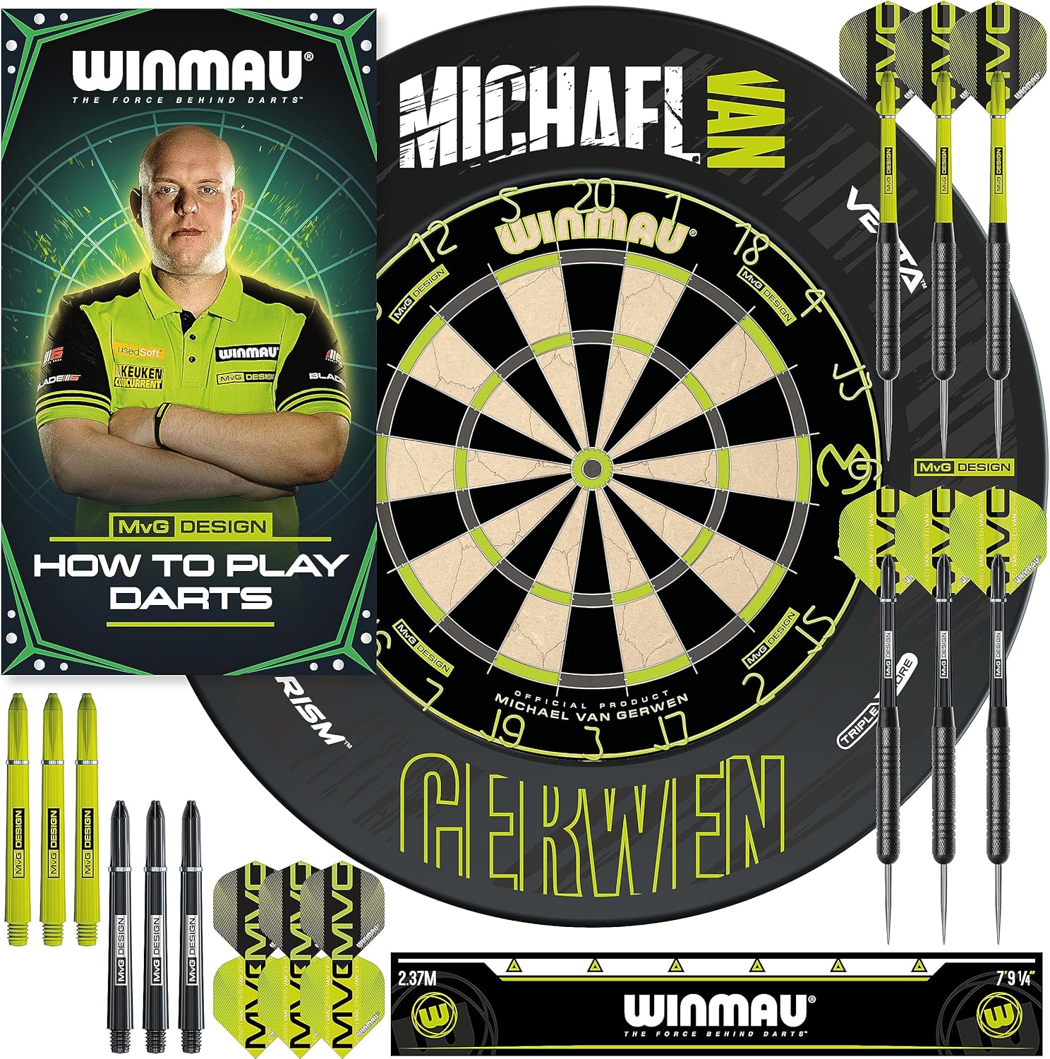 Winmau Michael van Gerwen MvG Set Freccette - immagine 1