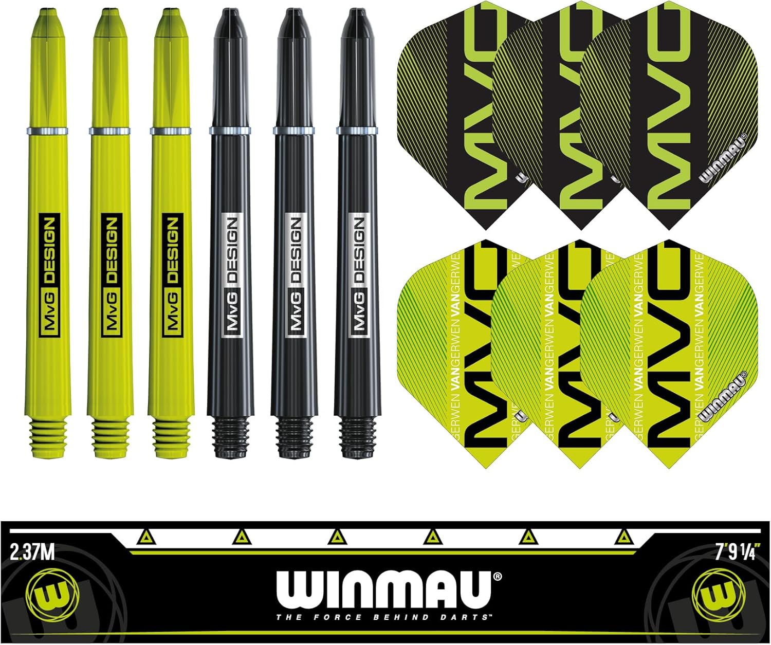 Winmau Michael van Gerwen MvG Set Freccette - immagine 5