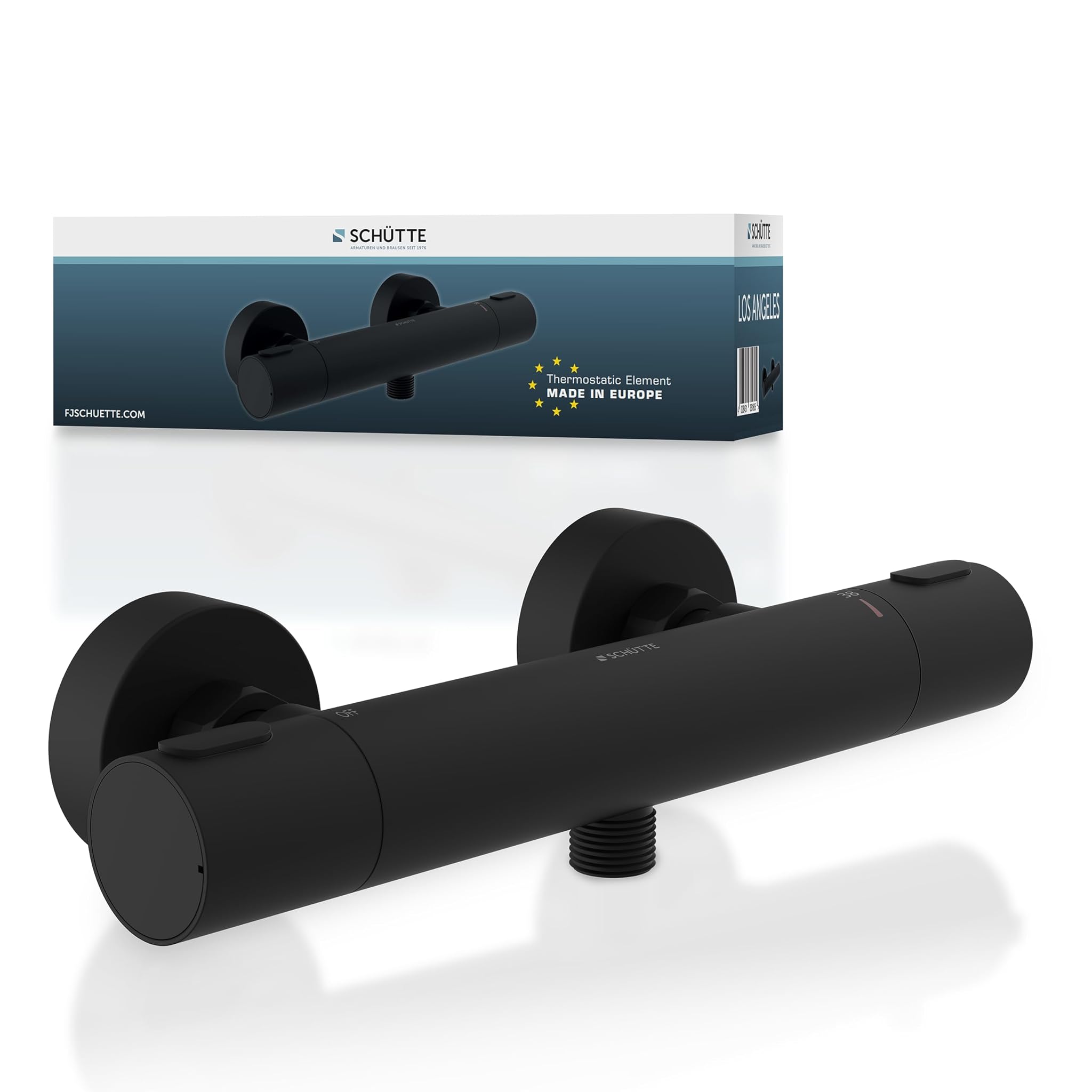 LOS ANGELES Thermostatic bathtub mixer, chrome