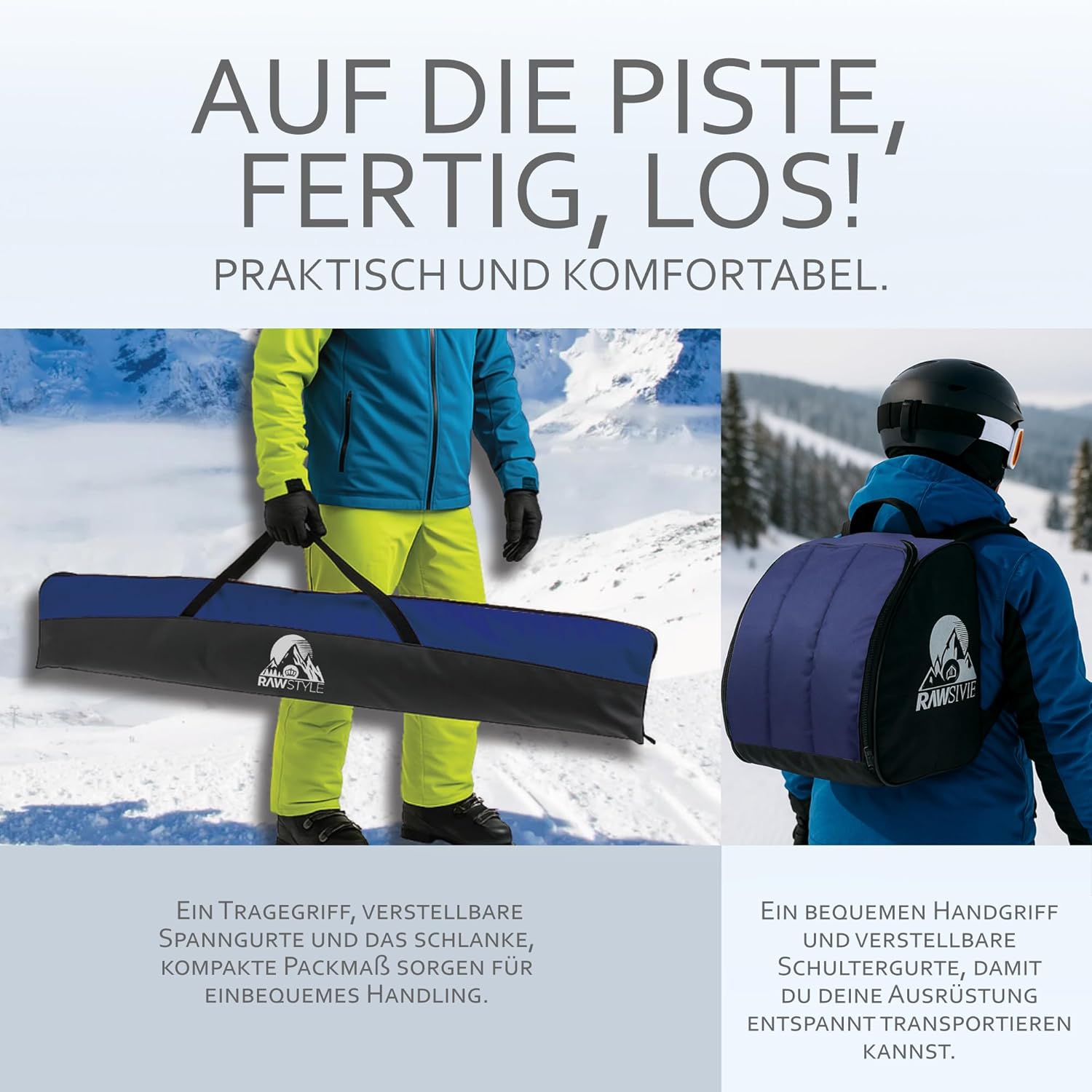 Rawstyle Borsa da Sci Impermeabile per Scarponi - immagine 2