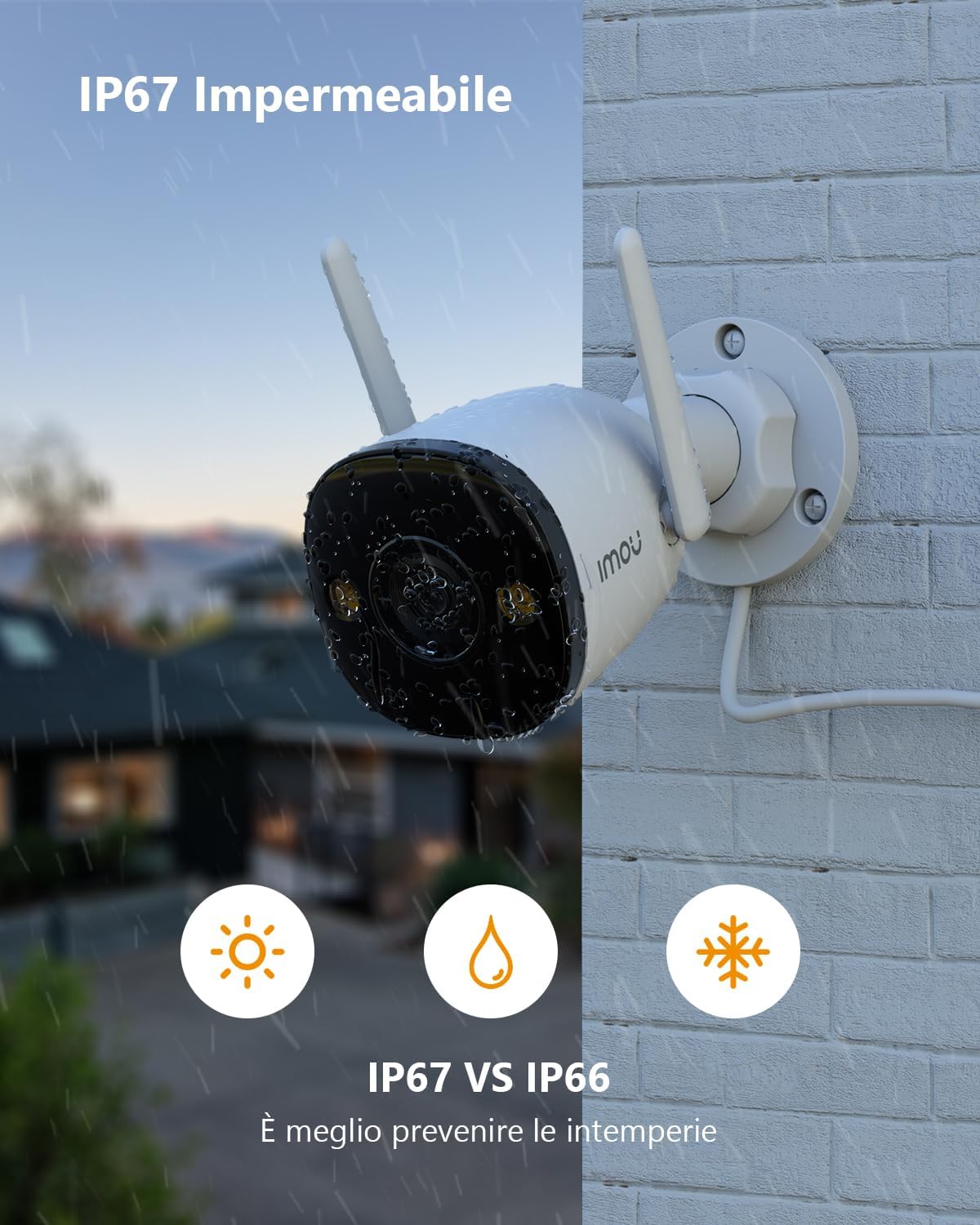 Imou Telecamera WiFi Esterno 5MP Bullet 2C - immagine 6