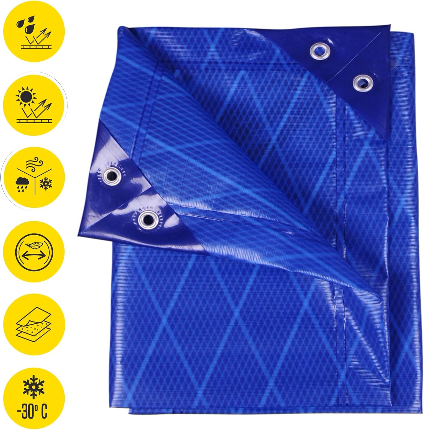 Bikain Telo Impermeabile Esterno 6x10m Rinforzato - immagine 6