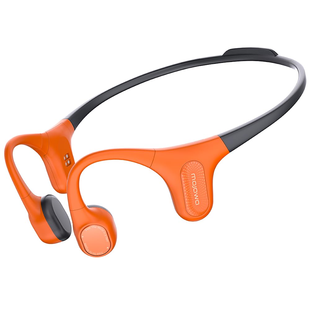 Mojawa Aerra Cuffie Sportive a Conduzione Ossea, Arancione