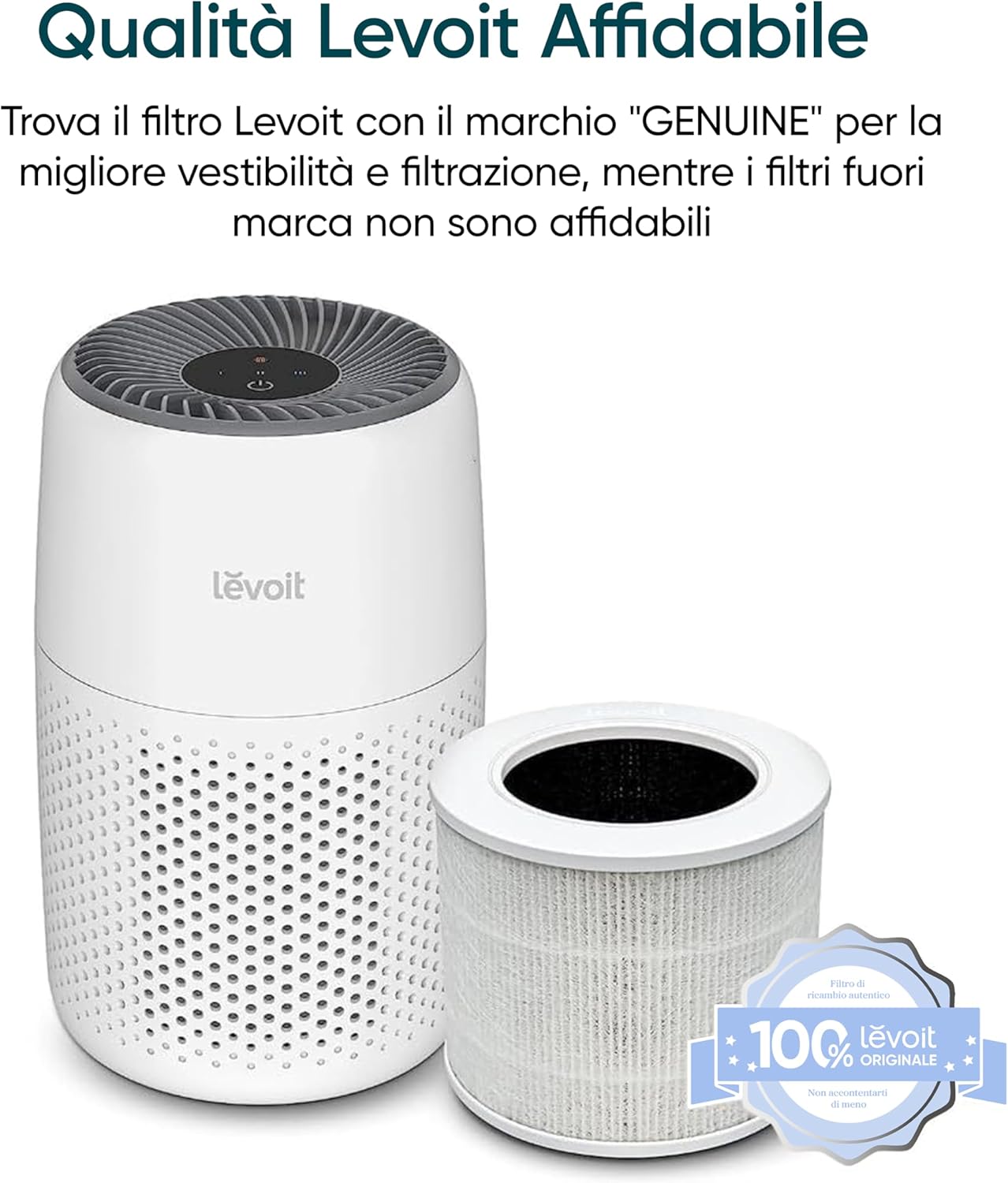 Levoit Filtro di Ricambio Standard per Core Mini-RF, Bianco - immagine 7