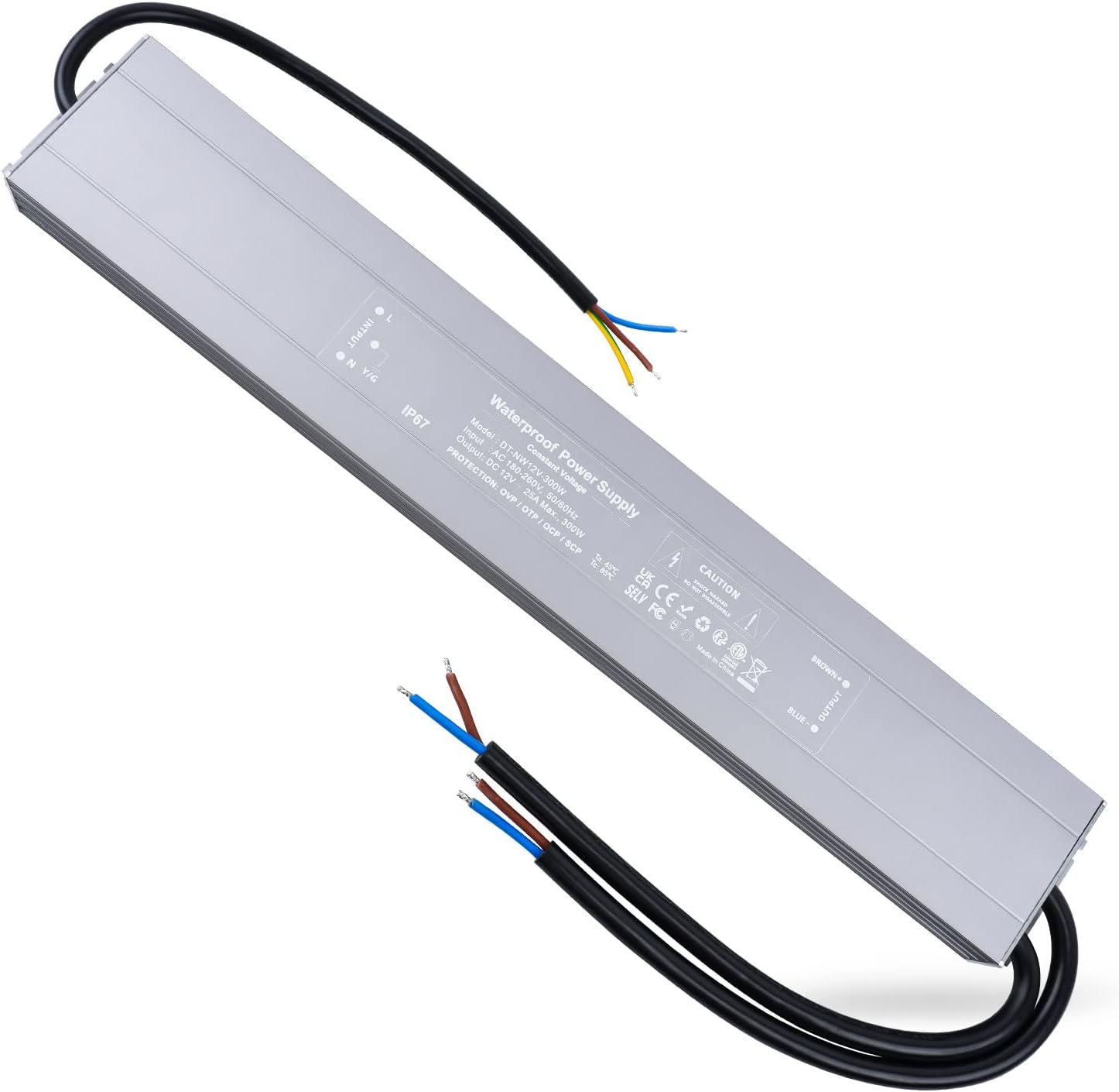 Reylax Trasformatore LED 12V 300W Impermeabile IP67 - immagine 1