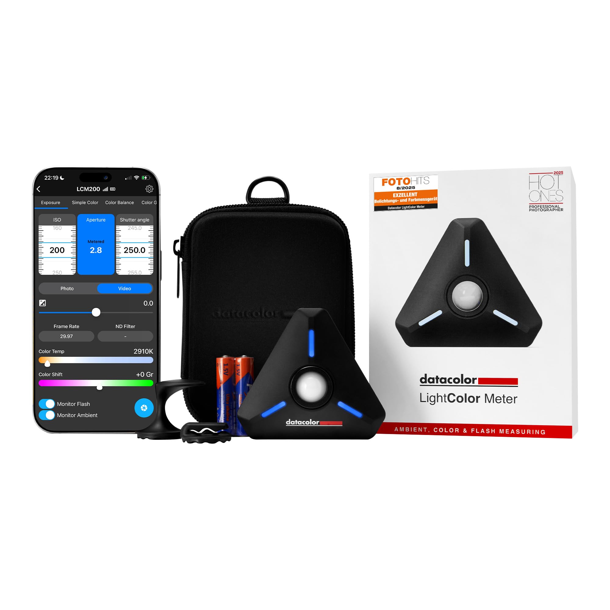 Datacolor LightColor Meter - Misuratore Luce e Colore Bluetooth