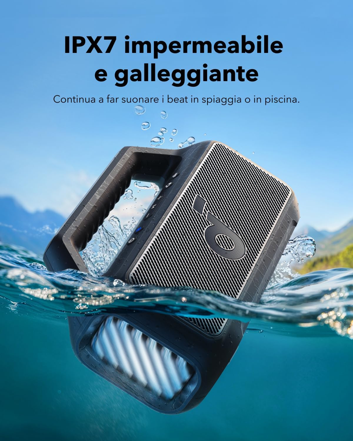 Soundcore Cassa Bluetooth Portatile Boom 2 - 80W, IPX7 - immagine 6