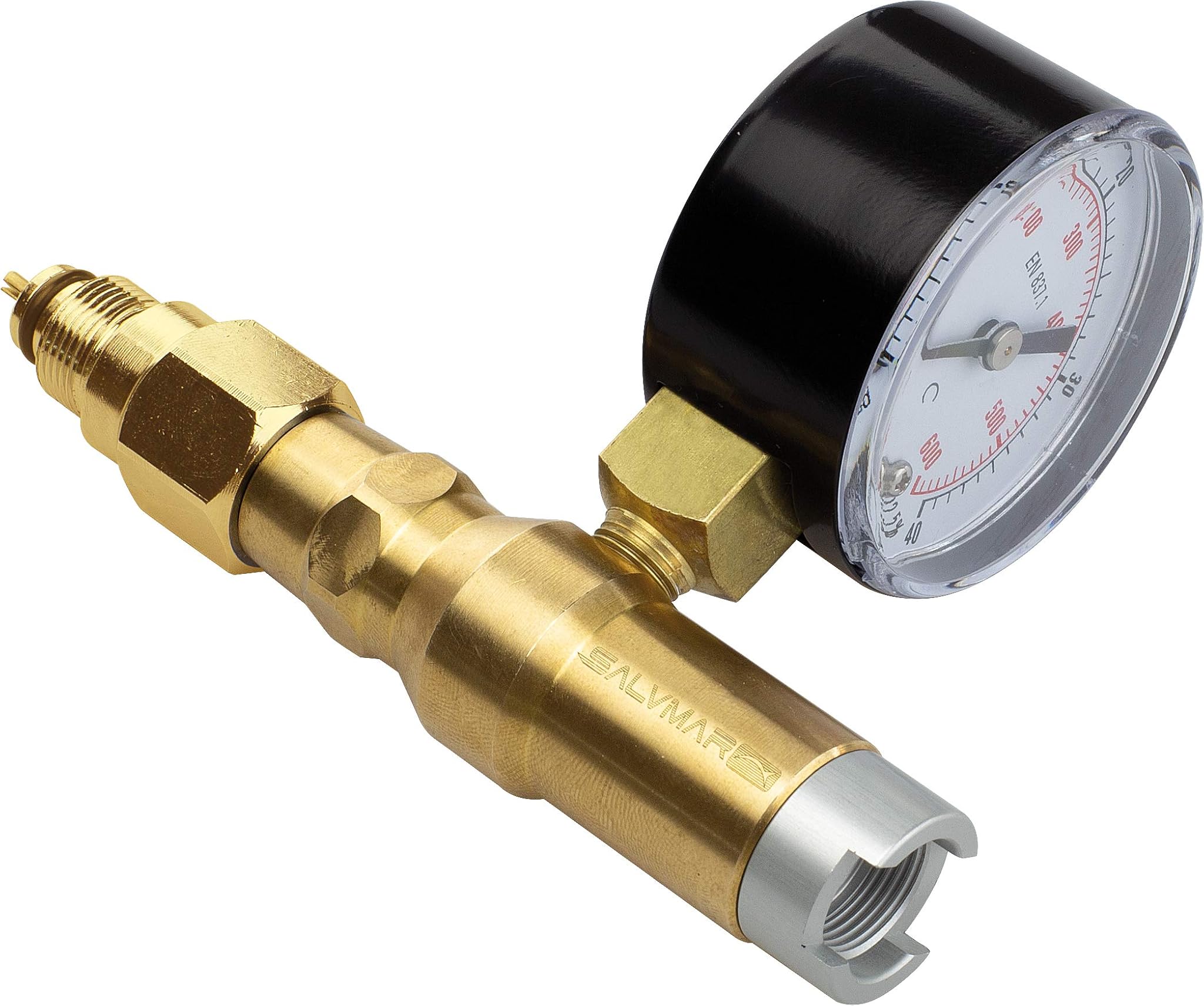 Salvimar MANOMETRO PRO, Unisex Adulto, Ottone, 0/40 Bar