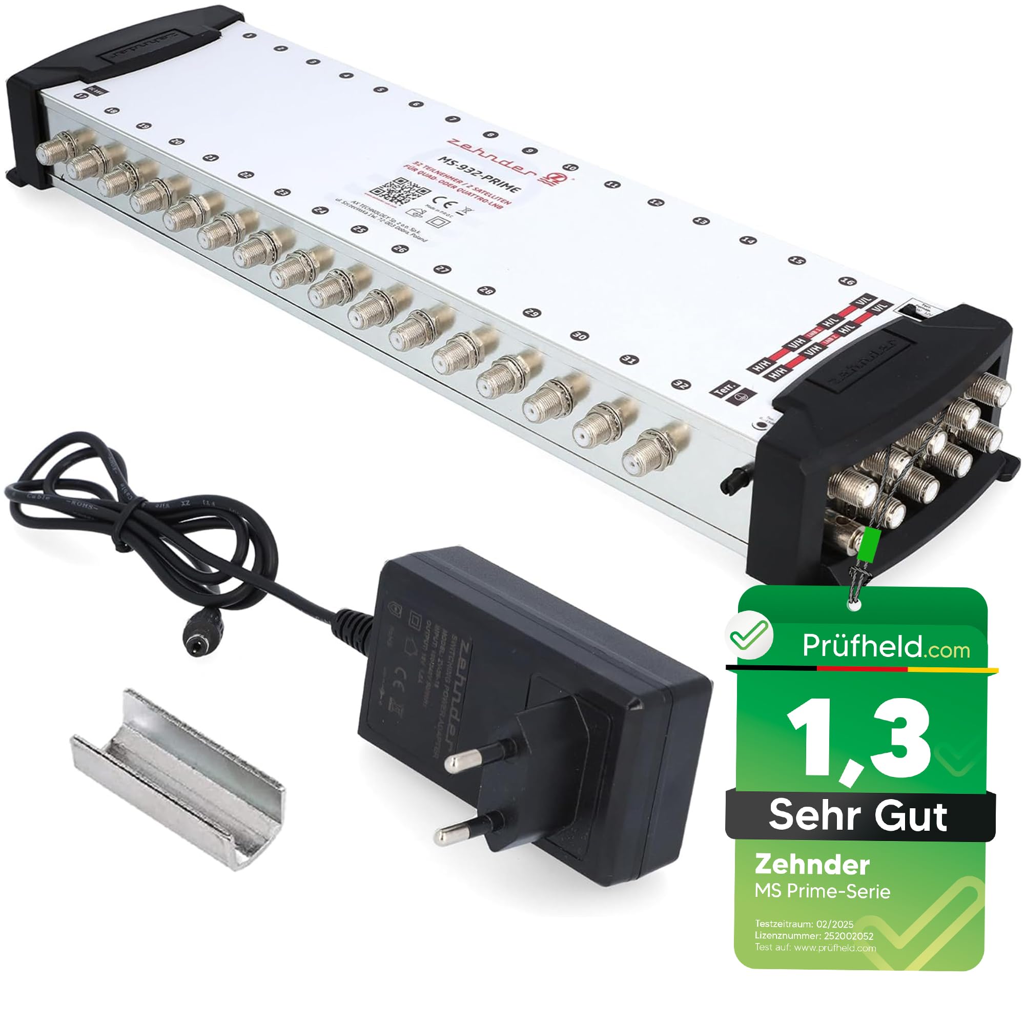 Dieci 9/32 Multiswitch per Quattro & Quad LNB