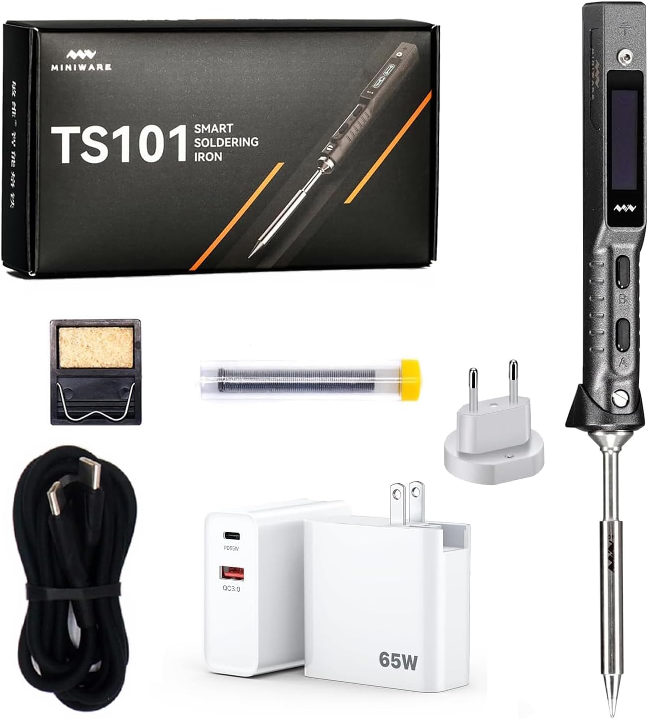 Miniware TS101 Saldatore USB-C PD 65W - immagine 1