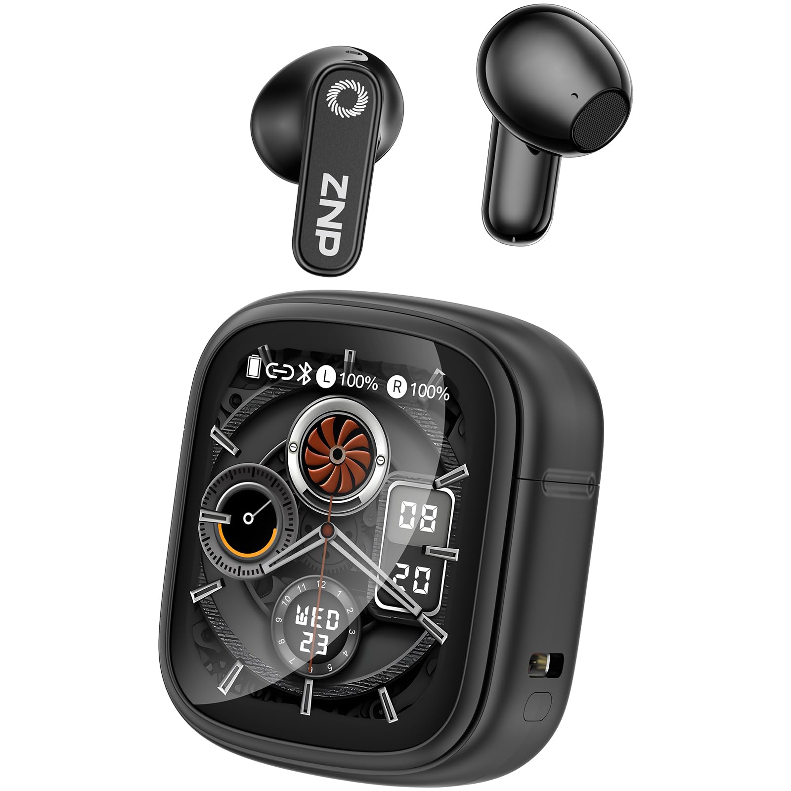 N02 cuffie traduzione simultanea,4 in 1 Auricolari Traduttore 165 lingue e 9 modalità traduzione,traduttore simultaneo vocale,Domanda e Risposta AI con un Clic, Bluetooth 6.0 per viaggio e affari.