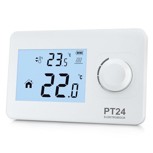 Elektrobock PT24 - Termostato Ambiente con Display LCD