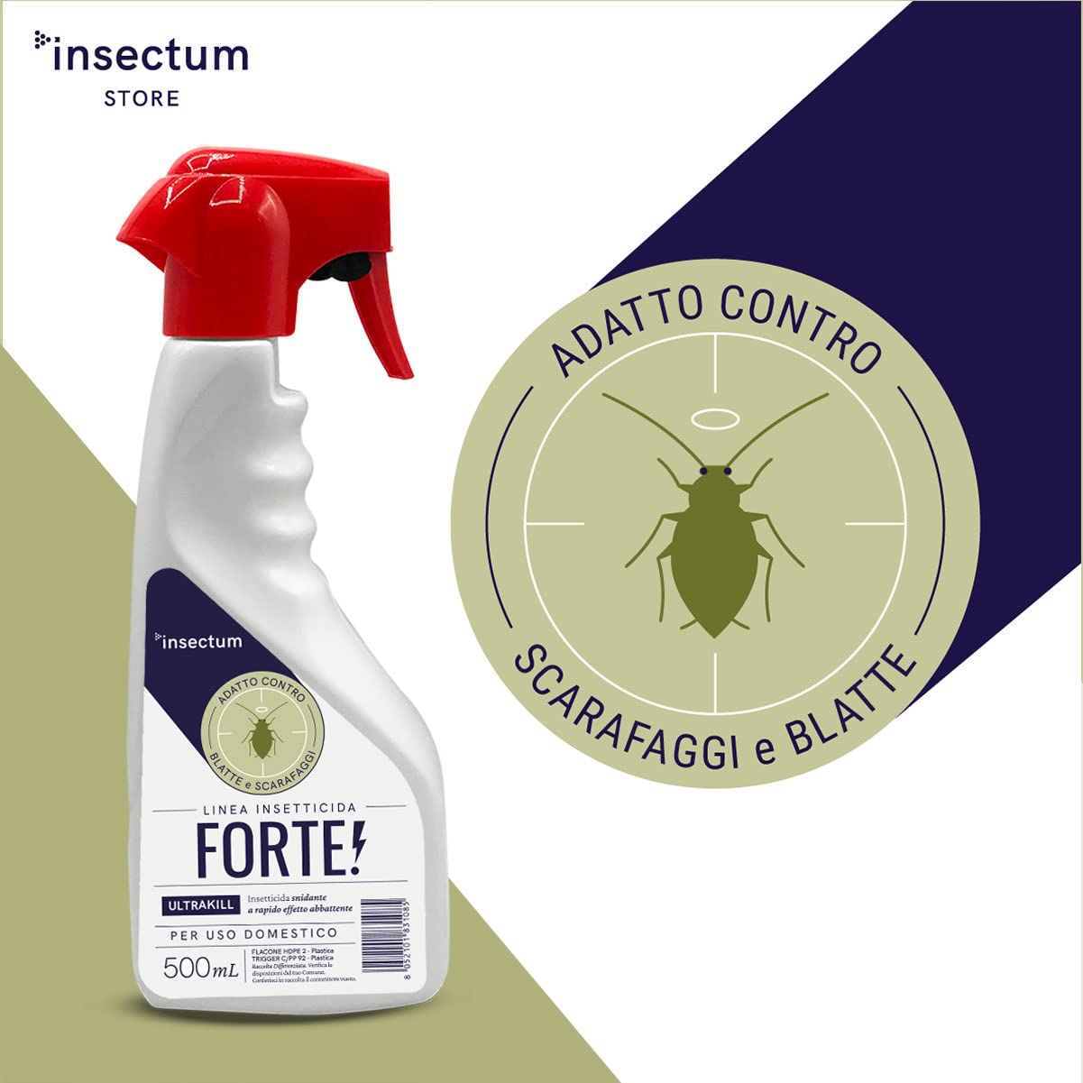 Spray Blatte Disinfestazione Casa 2x500 ml - immagine 2