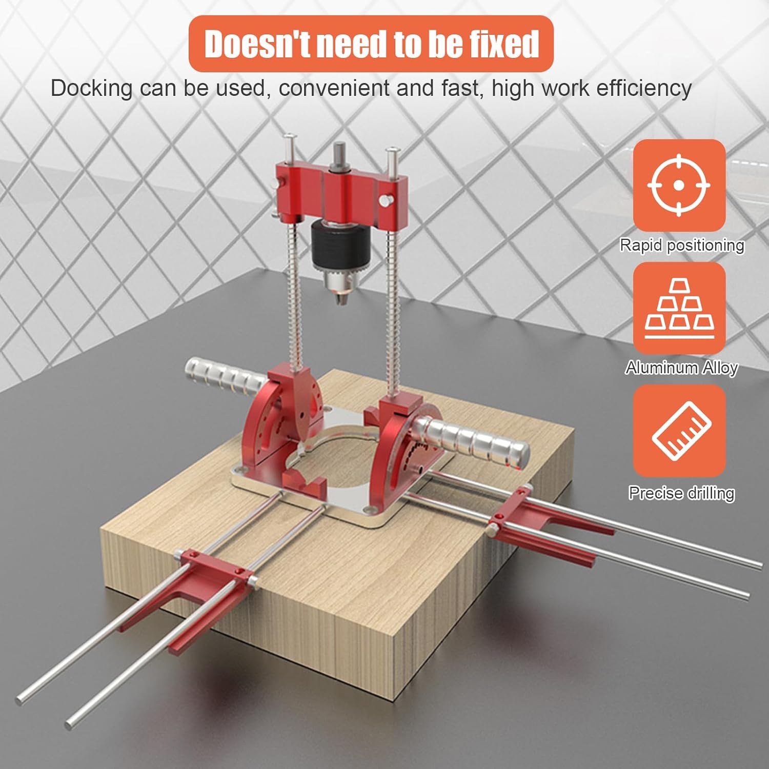 CEIEVER Supporto per Trapano con Mandrino 0-60° - immagine 2