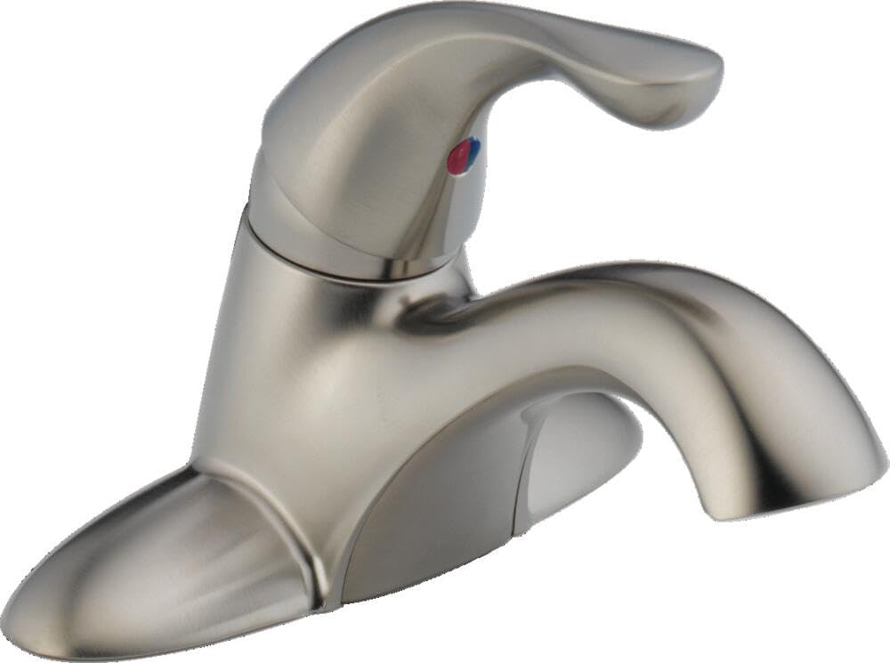 Delta 520-ssmpu-dst Classic Single Handle Centerset Lavatory Faucet, acciaio