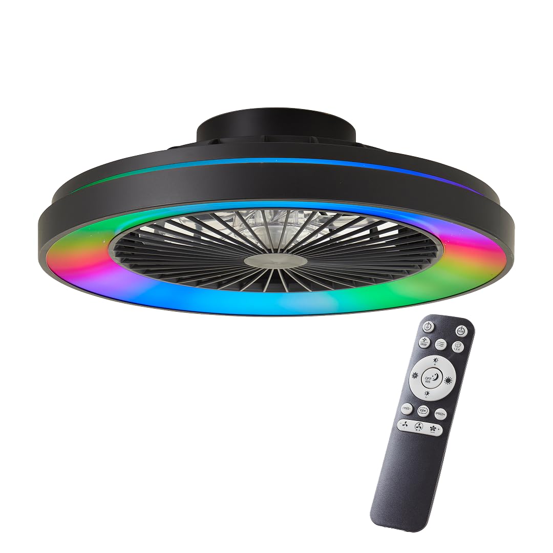 Brilliant Lampada da Soffitto Mazzaro 48,5cm con Ventilatore