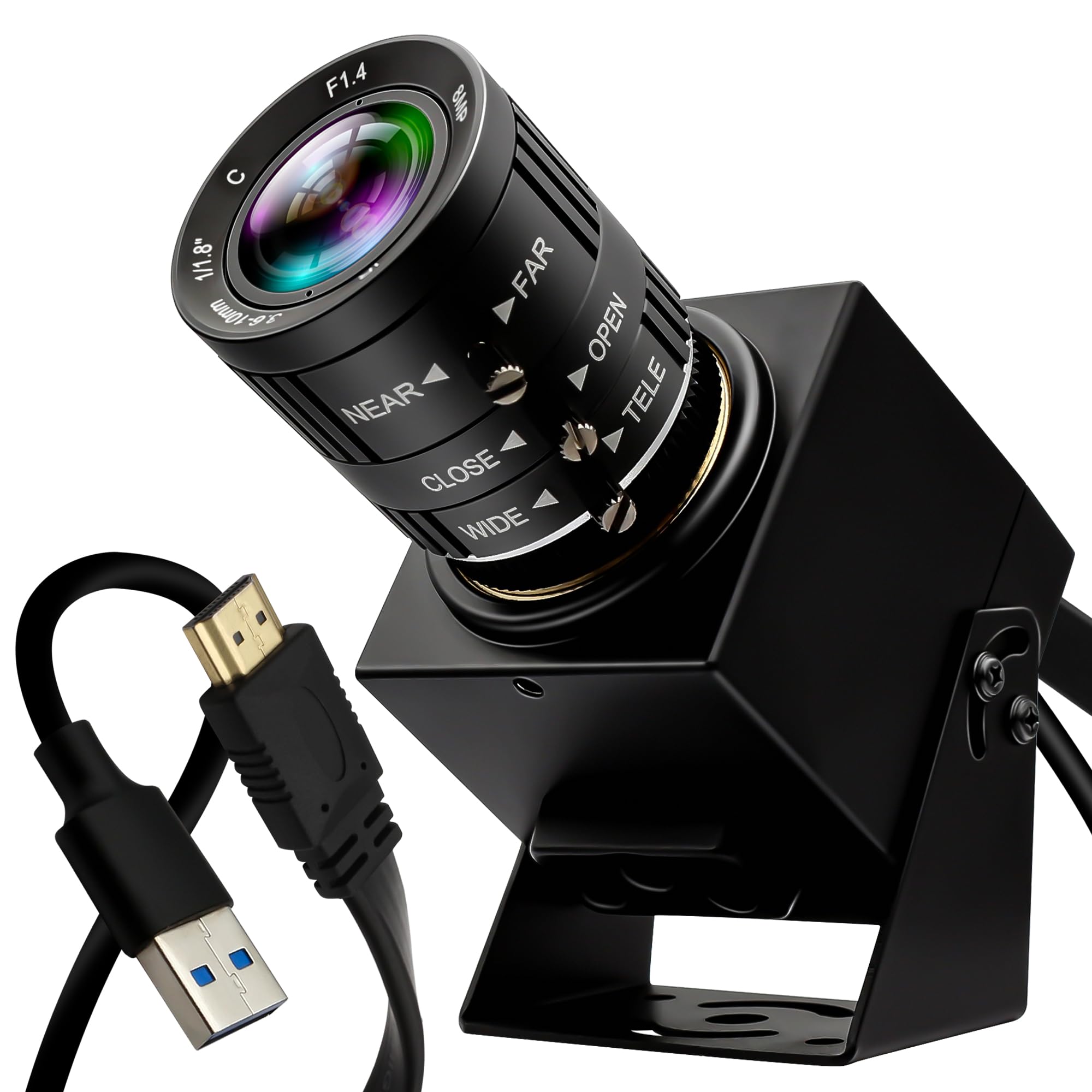 Elp Telecamera USB 4K 60 fps con Uscita HDMI Simultanea