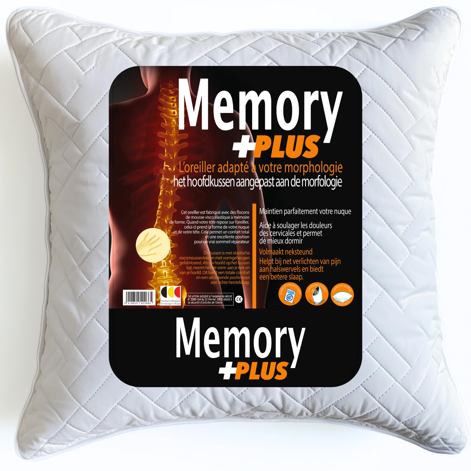 Cuscino Cervicale Ergonomico Memory Foam 60x60cm