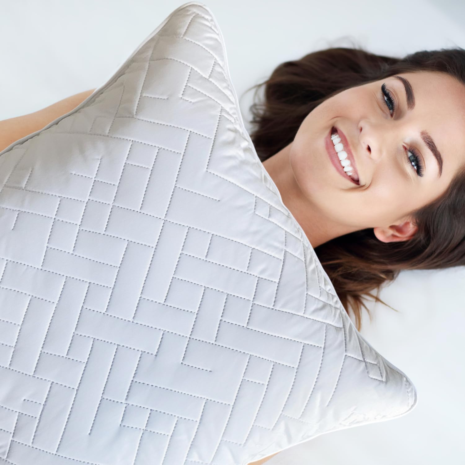 Cuscino Cervicale Ergonomico Memory Foam 60x60cm - immagine 7