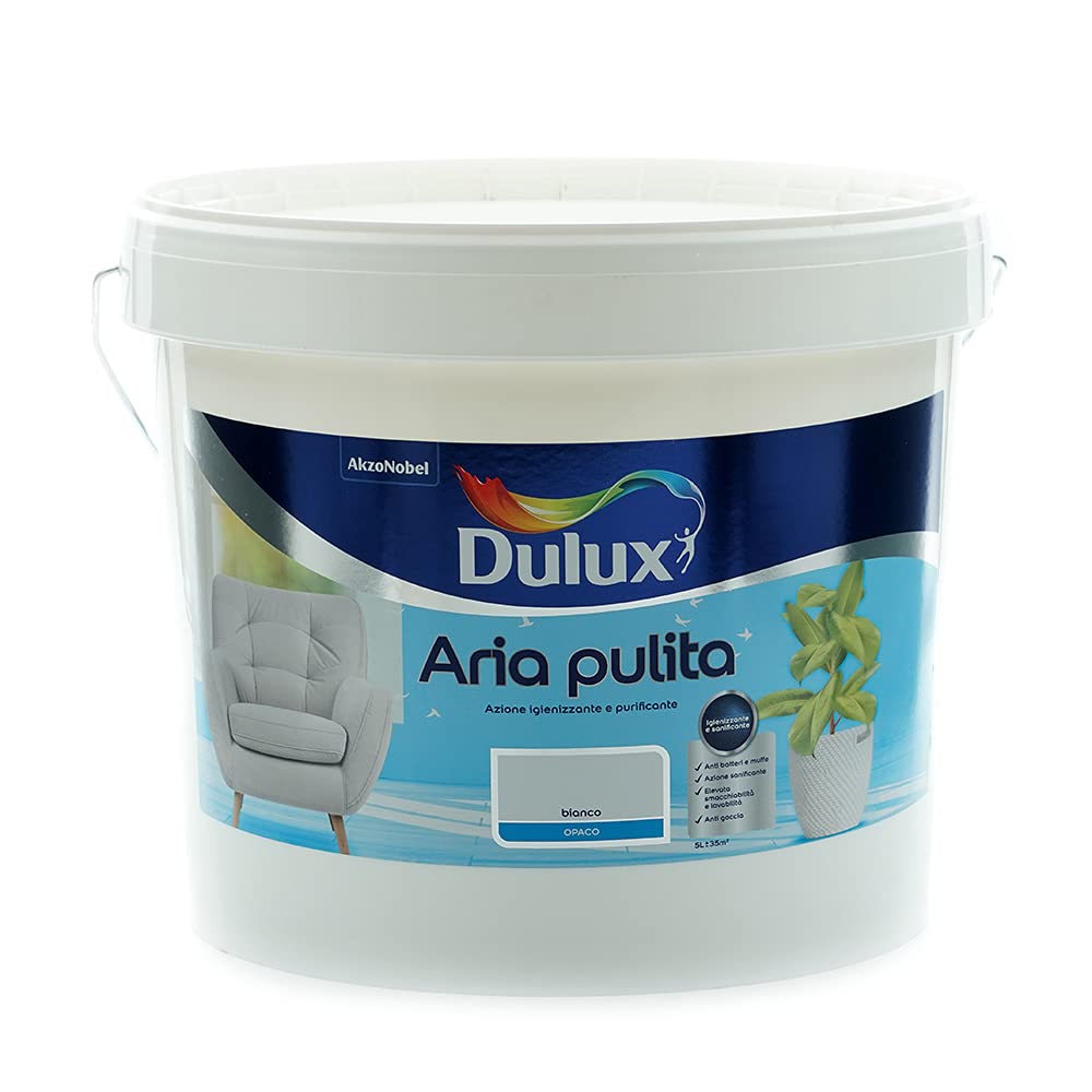 Dulux Aria Pulita - Pittura Interni Anti Inquinamento 5L