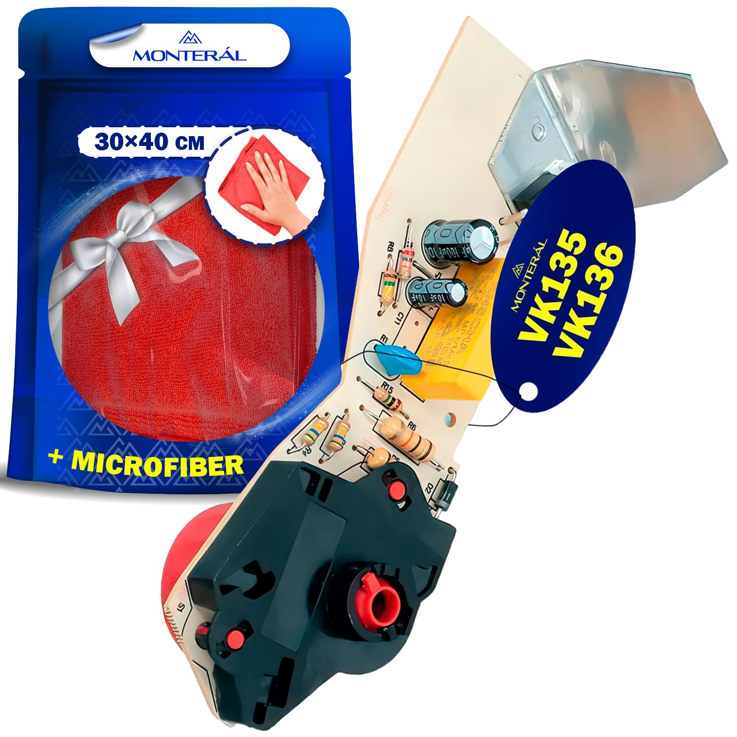 MONTERAL Scheda Controllo Aspirapolvere per Vorwerk Folletto