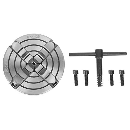 Cocoarm Mandrino a 4 Griffe per Tornio 125mm