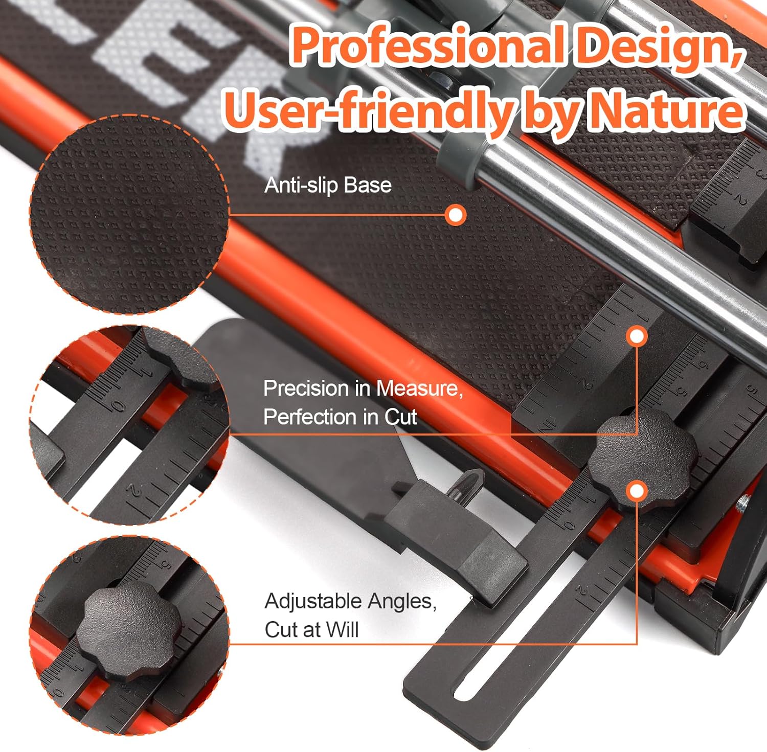 TILER Tagliapiastrelle Manuale 350mm Professionale - immagine 6