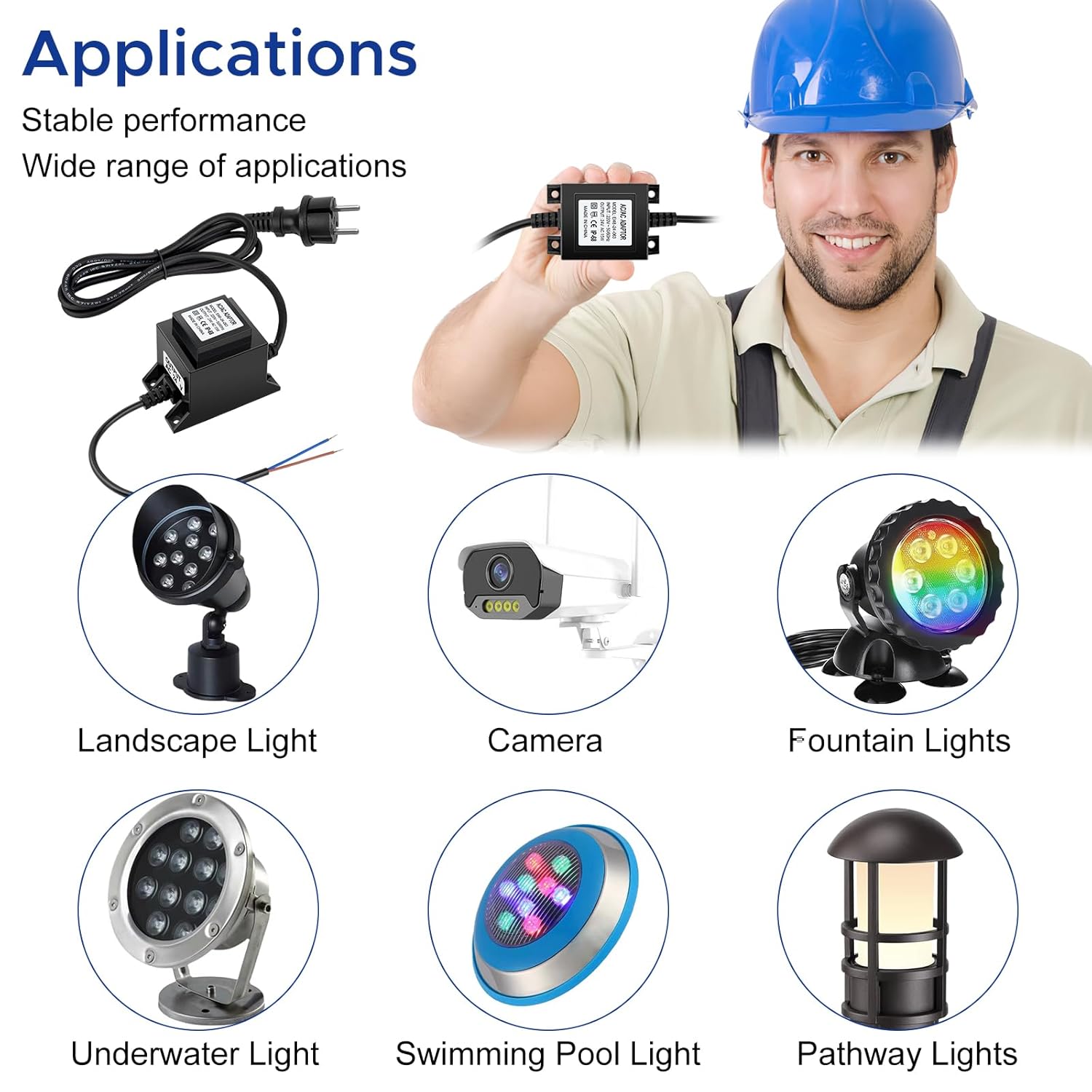 Karyoosi Trasformatore IP68 Impermeabile 220-24V 15W - immagine 6