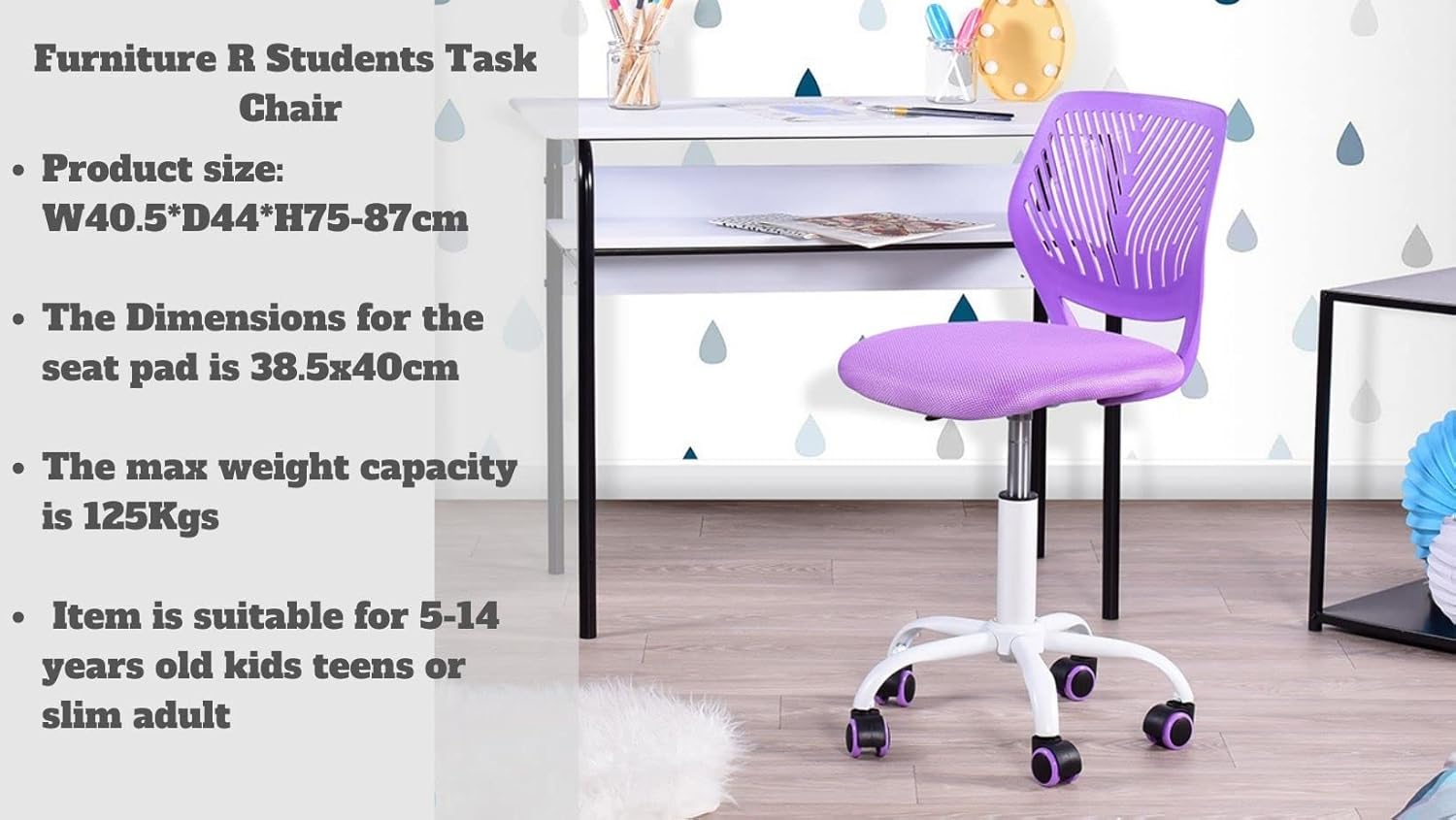 Furniturer FR Carnation Scrivania da Ufficio Set 2 - immagine 7