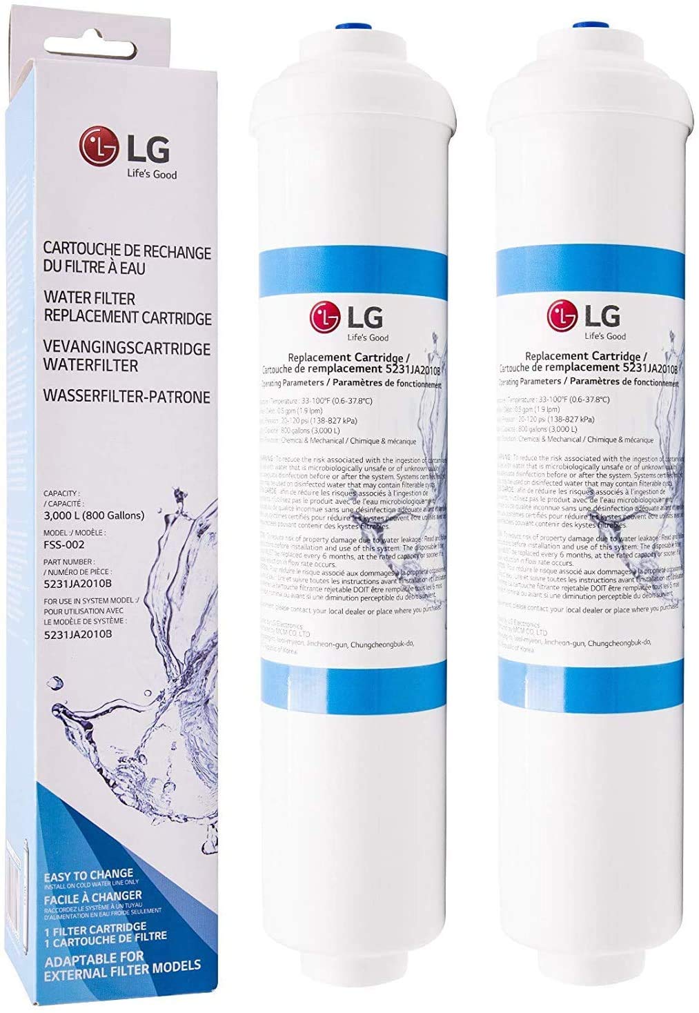 Lg 5231JA2010B - Cartuccia Filtro Acqua Frigorifero