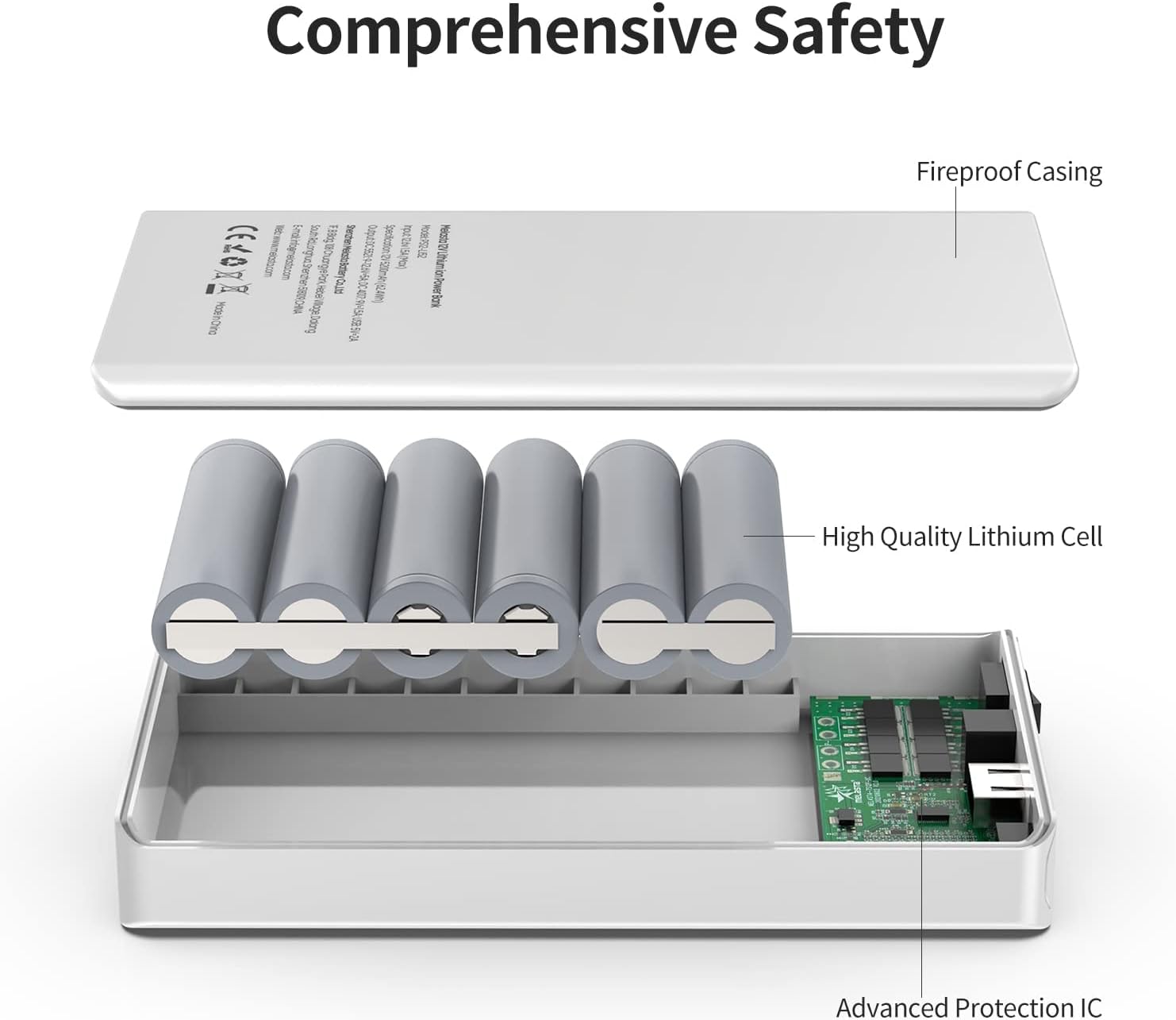 Melasta Powerbank 5200mAh 12V/5A con Display LED - immagine 5
