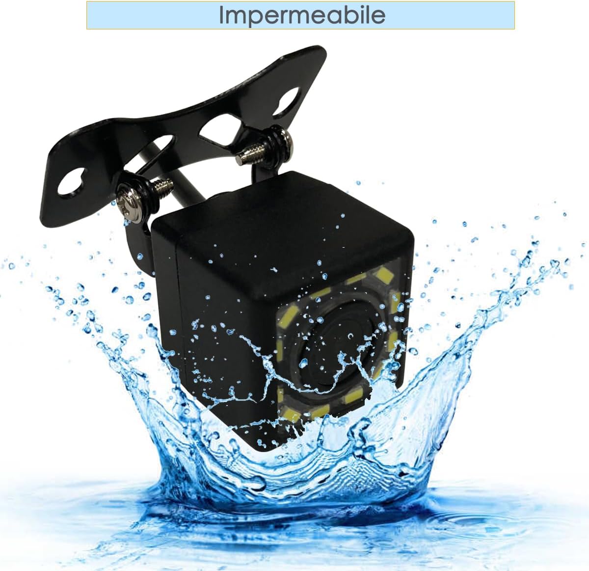 Ifrego HD Telecamera Posteriore Auto Cablata 170° - immagine 4