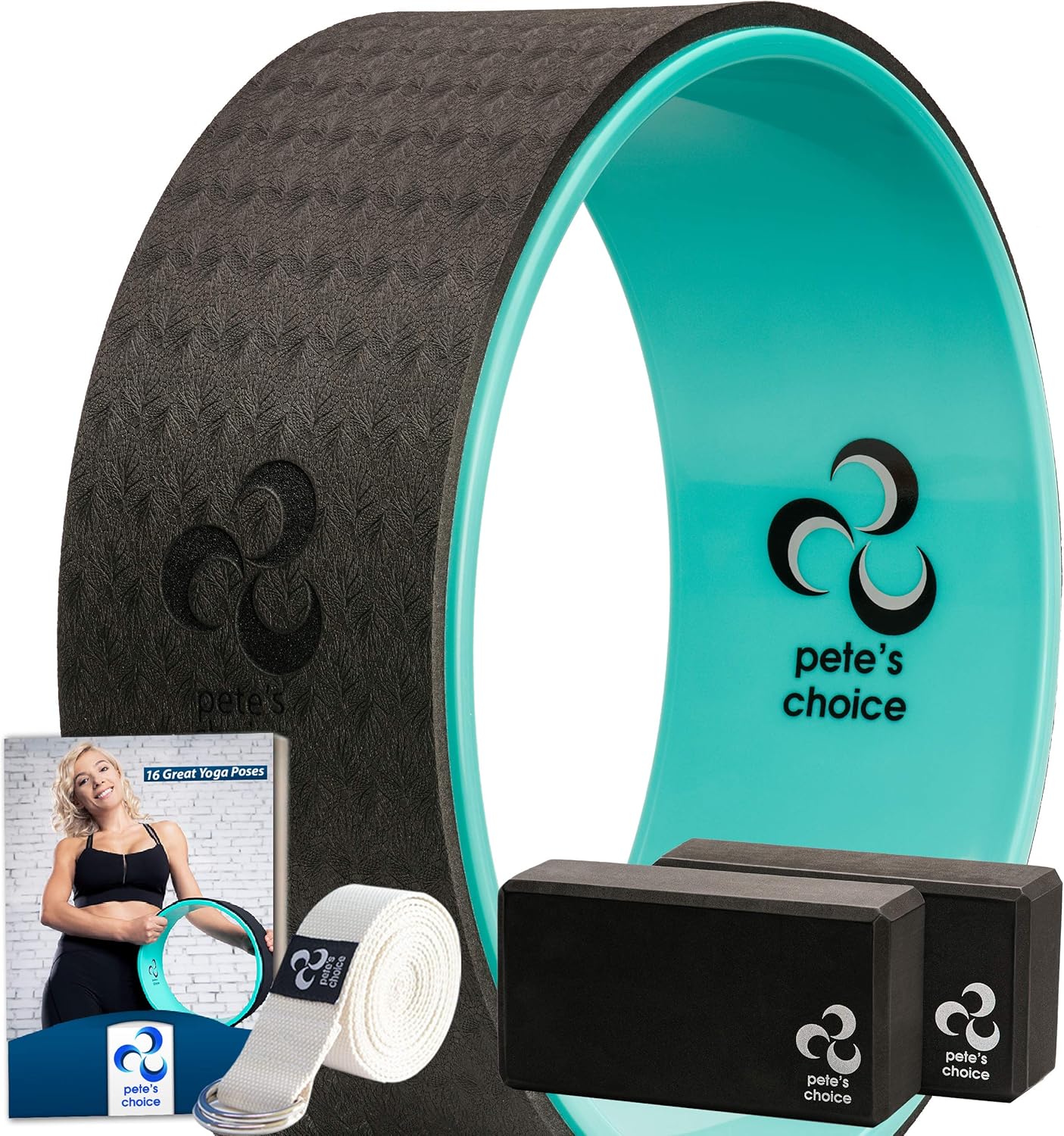 Pete's Choice Ruote da Yoga con Cinghia e Guida - immagine 1