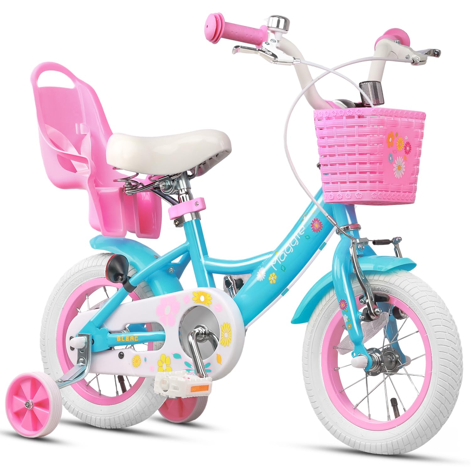 Glerc Bicicletta per Bambine 40,6 cm con Cestino