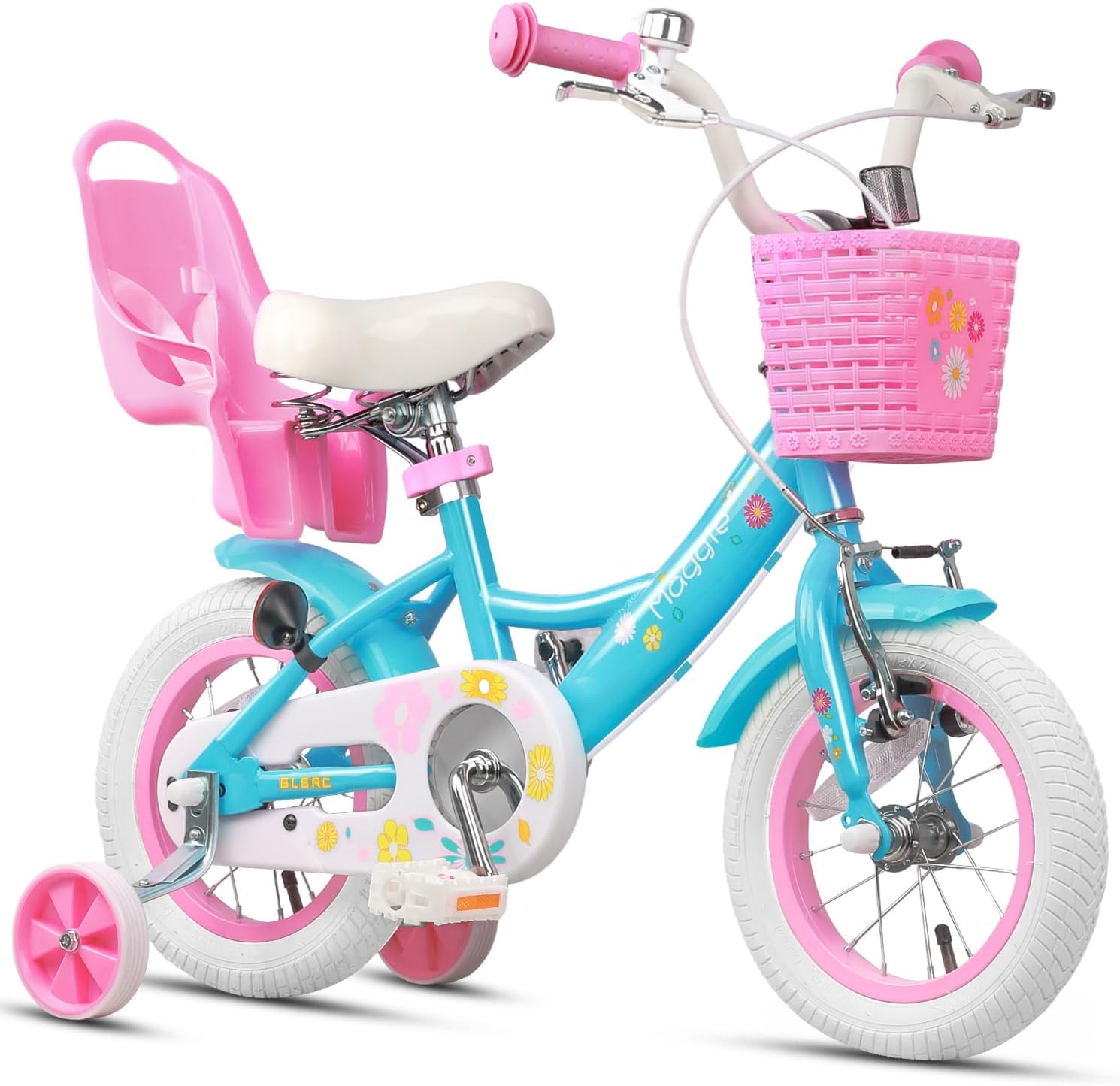 Glerc Bicicletta per Bambine 40,6 cm con Cestino - immagine 1