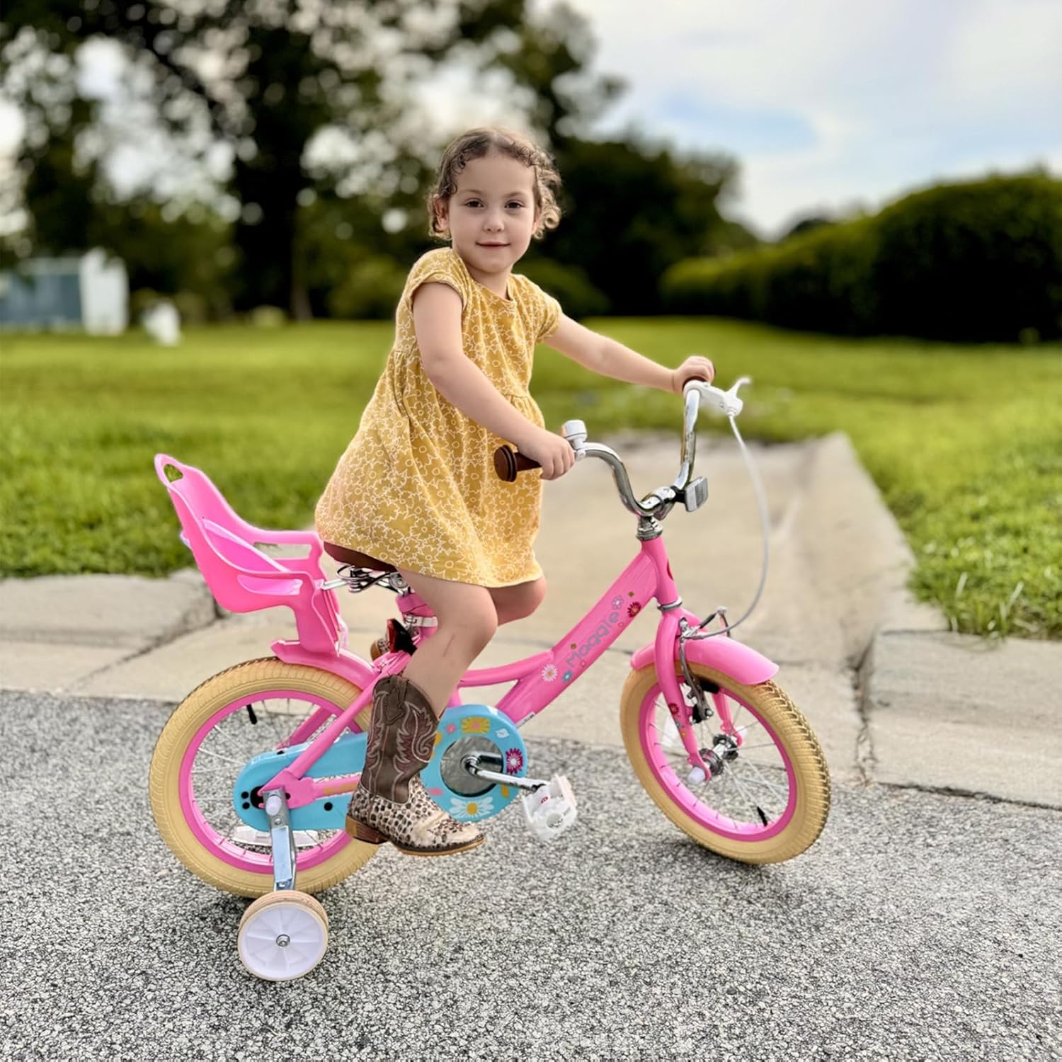 Glerc Bicicletta per Bambine 40,6 cm con Cestino - immagine 7